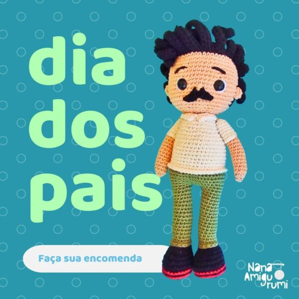 Nana Amigurumi Jorge - Boneco de crochê - Image 4