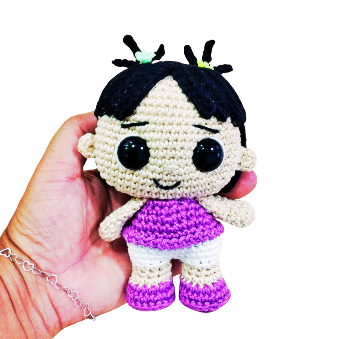 Nana Amigurumi - Safira de crochê - Mini mim